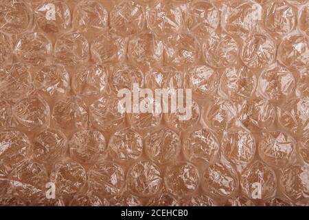 Verpackung Kunststoff Blasen Textur für Hintergrund Stockfoto