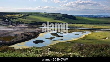 cuckmere Hafen und Umgebung Stockfoto