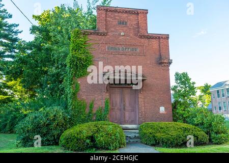 Stadtbüro, Historic Deerfield, Deerfield, Massachusetts, USA Stockfoto