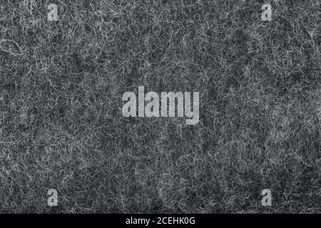 Grau Filz Stoff Textur als Hintergrund. Melange Fuzzy Wolltuch Textur Stockfoto