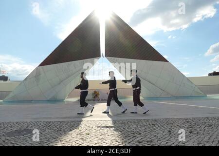 Denkmal für die Veteranen von Übersee, Lissabon, Portugal Stockfoto