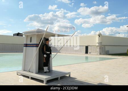 Denkmal für die Veteranen von Übersee, Lissabon, Portugal Stockfoto