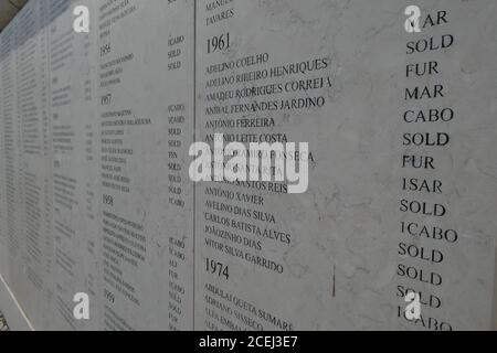 Denkmal für die Veteranen von Übersee, Lissabon, Portugal Stockfoto