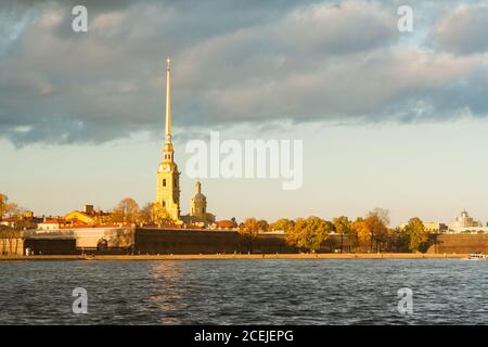 Peter-Pauls-Festung, Sankt Petersburg, Russland Stockfoto