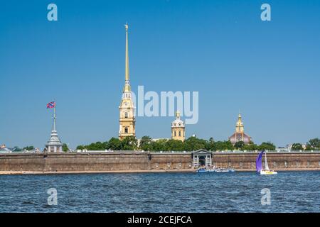 Peter-Pauls-Festung, Sankt Petersburg, Russland Stockfoto