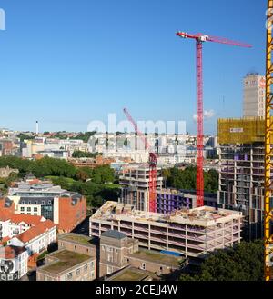 August 2020 - Bristol City Centre von oben Stockfoto