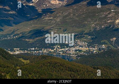 St. Moritz, Schweiz Stockfoto