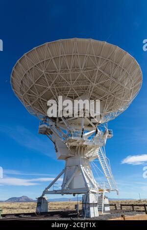 Antennenschüsseln des Karl G. Jansky Very Large Array Radioteleskop Astronomie Observatoriums in der Nähe von Magdalena, New Mexico in den Vereinigten Staaten. Das Sehr Stockfoto