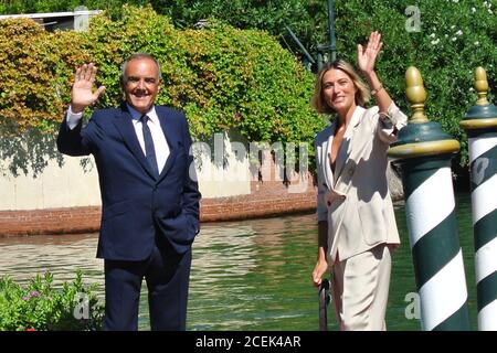 1. September 2020, Napoli, CAMPANIA, ITALIA: 01/09/2020 Venedig, die römische Schauspielerin Anna Foglietta Patenschaft des Filmfestivals in Venedig (Bild: © Fabio Sasso/ZUMA Wire) Stockfoto