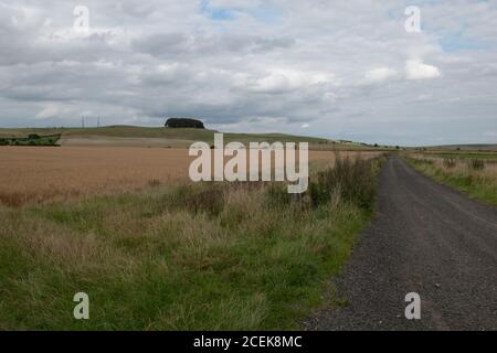 Ort der Schlacht von Roundway Hill, Devizes, Wiltshire, Großbritannien. Eine der Schlachten des ersten englischen Bürgerkrieges 1643 Stockfoto