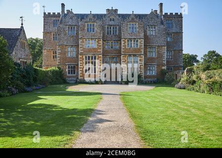 Chastleton House, ein jakobisches Landhaus, das zwischen 1607 und 1612 im Dorf Chastleton in Oxfordshire erbaut wurde Stockfoto