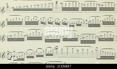 . Moderne Orchestrierung und Instrumentierung : oder, die Kunst der Instrumentierung ; mit detaillierten Beschreibungen des Charakters und Besonderheiten aller Instrumente und ihre praktische Anwendung. 92 KLINGS MODERNE INSTRUMENTIERUNG UND ORCHESTRIERUNG. I. 1-^^^^^ J-^^^;J-^^ wig^:»^^ t:  - Stockfoto
