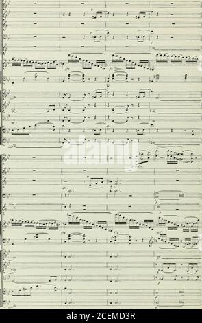 . Moderne Orchestrierung und Instrumentierung : oder, die Kunst der Instrumentierung ; mit detaillierten Beschreibungen des Charakters und Besonderheiten aller Instrumente und ihre praktische Anwendung. 6O KLINGS MODERNE INSTRUMENTIERUNG UND ORCHESTRIERUNG.. GRUPPE I. - SAITENINSTRUMENTE. 6 l Stockfoto