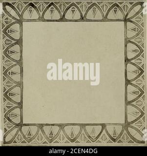 . Keramic Studio. STEIN-MISS HUNICKE die in langen Punkten innerhalb des Herzens Formen Orte, Öl und Staub mit einem Teil Pearl Grey und ein Fünftel Teil Brown Green.die kleinen Doppelräume in äußeren Punkten sind in Gelb Rot.Clean gesamten Design und Feuer. Second Fire – Tint gesamten Rand ein weicher Creme Ton usingYellow Brown und ein wenig Lemon Yellow. Wenn trocken, outlinewhole Design mit Pearl Grey und Schattierung Grün.. Stockfoto