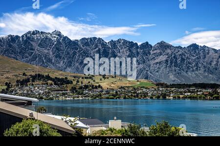 Queenstown, Lake Wakatipu, Otago, South Island, Neuseeland, Ozeanien. Stockfoto