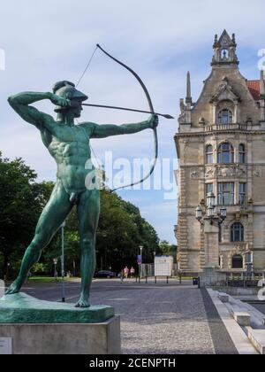 Neues Rathaus erbaut 1913 im eklektischen Sil von Hermann Eggert in Hannover, Niedersachsen, Deutschland, Europa Neues Rathaus erbaut 1913 in eklektischer s Stockfoto