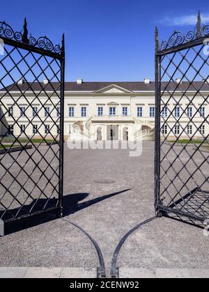 Schloss Herrenhausen, großer Garten der barocken Herrenhäuser Gärten, Hannover, Niedersachsen, Deutschland, Europa Palace Schloss Herrenhausen, Great Stockfoto