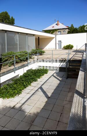 Vila Tugendhat (1929-1930, Ludwig Mies van der Rohe), UNESCO, Černopolní 237/45, Brno, Česká republika / Tugendhat Villa, Brno Stadt, Tschechische republik Stockfoto