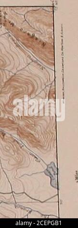 . Jahresbericht der Regents. ?7 /=^ V 1 ..;^};;;W2 s •^ U IV II University of the State of New York BULLETIN OF THE 9 New York State Museum Vol. 5 No. 21SEPTEMBER 1898 QEOLOQY OF THE LAKE PLACID REQION VON JAMES FURMAN KEMP, E. M. erstellt mit Genehmigung von Prof. James Hall, Staatgeologe, Und Charles D. Wolcott, Direktor U. S. Geologische Vermessung INHALTSVERZEICHNIS EINLEITUNG 51 Geografische Übersicht 51 Gesteine 53 kristalliner Kalkstein 53 Quarzit 54 Grani te 54 Gneiss 55 Anorthosites 57 Fallengänge 58 Moränen 59 wassersortierte Sande und Kies , 59 geologisches Alter 60 Eelief-Karte – basierend auf Tbe Stockfoto