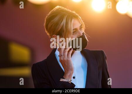 Anna Foglietta nimmt am 01. September 2020 an der Fotoschau der Patronin des 77. Filmfestivals von Venedig im Palazzo del Cinema am Lido in Venedig Teil. Weltweite Nutzung Stockfoto