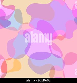 Abstrakte moderne flache geometrische flüssige Form bildet nahtlose Muster. Trendy minimal texturierten Hintergrund mit Farbe futuristischen Formen. Design-Temp. Der Abdeckung Stockfoto
