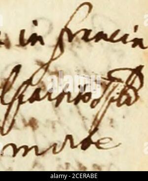 . Diario del Gualdi. 1651-1655. Stockfoto