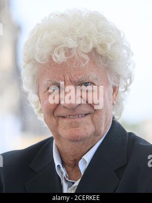 Dresden, Deutschland. September 2020. Joachim Schlese, Leiter des Internationalen Dixieland Festivals, startet auf einem Schiff der Sächsischen Dampfschiffahrt eine Pressekonferenz zum 50. Festival. Das Jubiläumsfestival findet vom 16. Bis 23. Mai 2021 statt. Quelle: Robert Michael/dpa-Zentralbild/ZB/dpa/Alamy Live News Stockfoto