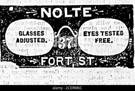 . Täglicher Kolonist (1900-11-16). VICTCmiA DAILY OOriffl^)^ .^OO Liebreich, von BERLIN, Bogoslowsfcy, von MOSKAU^Althaus, von LONDON, Pouchet und Lancereaux, von PARIS, das NEW YORK Medical Journal, Medical News, etc., etc.; APENTA Natural Aperient Wasser für^ systematische Behandlung bei Verstopfung, Bilious Probleme und Adipositas, weil es nicht zu nachfolgenden Verstopfung. Grau Company machen einen Hit Cflivallerta RusUcana presentedMit großem Erfolg zu &lt;Large House. Gilbert & Sullivans H.M.S. Pinafore auch in einem Double BUI gegeben. Ein weiterer überfüllter Haushälter begrüßte die JuJes Grau Opera Company am besten Stockfoto