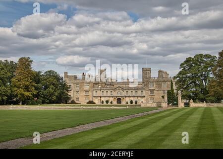 Castle Ashby House, ein großartiges Landhaus in Northamptonshire, England, Großbritannien Stockfoto