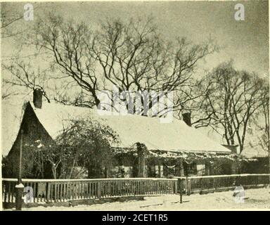 . Malerische Aussicht auf Waverly und Umgebung. STRASSE NACH LOCKWOOD - CAYUTA CREEK. ELM COTTAGE --QUELLEN ECKE Stockfoto