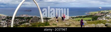 Top of North Berwick Law Stockfoto