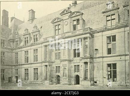 . Wie Architektur zu beurteilen : ein beliebter Leitfaden für die Wertschätzung von Gebäuden. (•IIAIIAI IN BLOIS (LOIR ET CLIEKL, FRANKREICH, AYING VON FRANCOIS I. FRANKREICH.PLATTE LI. (IiAri:Ai: oi i;(;uui;- (Si;i.i: i;t chski. ki:anci:, coiutvauii. Stockfoto