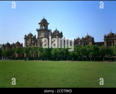 Universität von peshawar Campus historischen Gebäude, Peshawar pakistan Stockfoto