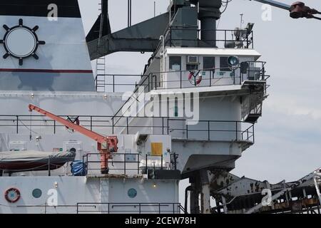 Great Lakes Shipping mit großem Pierson Schiff Stockfoto