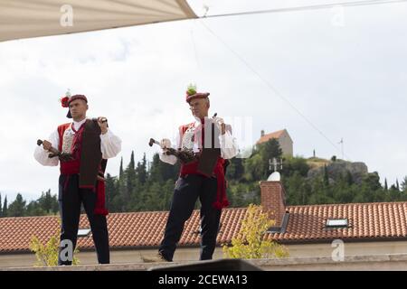 Alka alkar Sinj Kroatien Pferdefest Europa Stockfoto