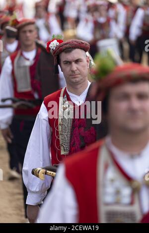 Alka alkar Sinj Kroatien Pferdefest Europa Stockfoto