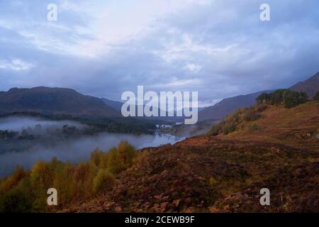 Glen Affric in der Nähe des Dorfes Cannich im Hochland Region Schottland Stockfoto