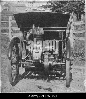 . Scientific American Band 86 Nummer 13 (März 1902). Und der allgemeine Dienstwagen, in Bezug auf ein System von Lagerstättebestehend aus Stadt und städtischen Grenzen. Abweichungslager und ähnliche große Betriebe, die allmählich Pferd-Zugmannschaften durch horseless Ausrüstung verdrängen, sind schon zu viel für die Wartung der ma-Chines und halten sie in Reparatur ausgeben. Wir nähern uns der Zeit, in der zentral gelegene Speicherstationen für die weitere wirtschaftliche Ausbreitung der horlostlosen Zugkraft, zumindest in den Städten, von Nöten sein werden. Suchstationen sollten auch in der Lage sein, Well-q zu liefern Stockfoto