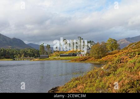 Glen Affric in der Nähe des Dorfes Cannich im Hochland Region Schottland Stockfoto