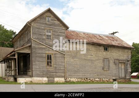 Großes altes Holzhaus in Maryland, USA Stockfoto