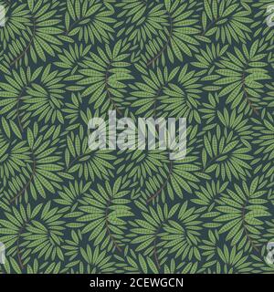 Vektor nahtlose Muster mit Rosen und abstrakten Blumen im Vintage Style für Qualität Stock Vektor