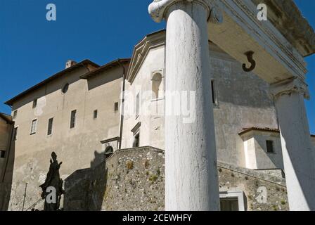 Der Sanktuarium-Komplex von Sacro Monte in Varese (UNESCO-Weltkulturerbe), Lombardei, Italien Stockfoto