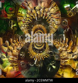 Unterbewusste Visionen Stockfoto