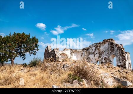 Knidos antike Stadt Aphrodite Tempelruinen Stockfoto