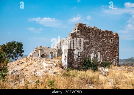 Knidos antike Stadt Aphrodite Tempelruinen Stockfoto