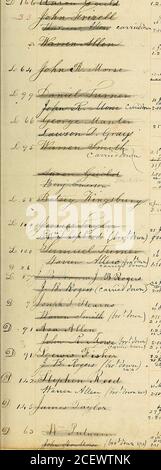 . Liberator Mailbook [Manuskript] 1831-1865]. I. Stockfoto