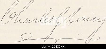 . Bank und Bar des Commonwealth of Massachusetts. BIOGRAPHISCHES REGISTER. 337 Sue Alexine Campbell in St. Louis, 28. Dezember 1876, und lebt im BrightonDistrict von Boston. John Maitland Brewer Churchill, Sohn von Asaph und Mary (Brewer) Churchill, wurde in Dorchester, Mass., 18. Januar 1858 geboren und studierte an der BostonLatin School und in Harvard, wo er 1879 sein Studium abschloss. Er studierte Rechtswissenschaften an der Harvard Law School und wurde 1884 an der Bar Suffolk zugelassen. Er ist unverheiratet und lebt in Boston. George Kuhn Clarke, Sohn von Samuel Greeley und Martha (Kuhn) Clarke, wurde geboren in Cambridge. Stockfoto