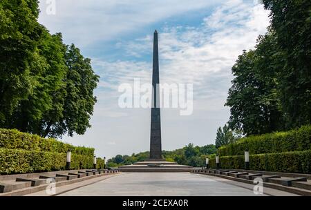 Ein Bild von dem Grabmal des Unbekannten Soldaten, in Kiew. Stockfoto