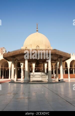 Moschee Amr Ibn al-as in Kairo, Ägypten, älteste Moschee in Afrika. Stockfoto