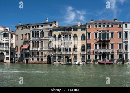 Venedig, Palast am Canal Grande; Palazzo Barbarigo alla Maddalenai Stockfoto